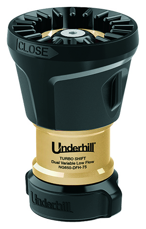 1-Inch Underhill NG500-SFH-10 Magnum UltraMax Full Throttle Hose Nozzle High Flow Single Variable Flow